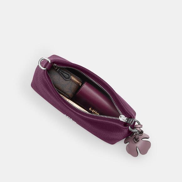 Laurel Small Shoulder Bag With Flower Charm - Picture 3 of 3